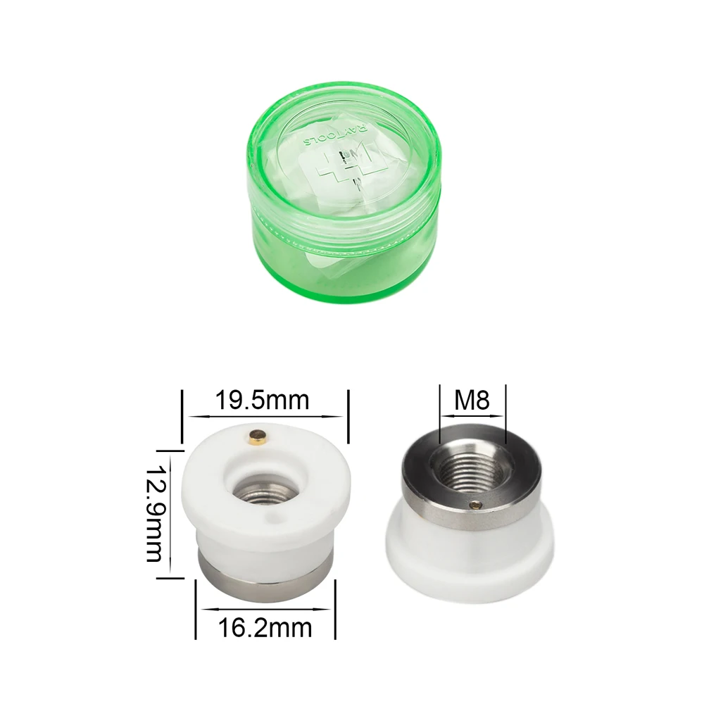 Original Raytools Laser Keramik M8 D19.5 H12.9 Düsenhalterungsring für 3D BT240S BM110 BM111 Faserlaser-Schneidkopf – Detail 8