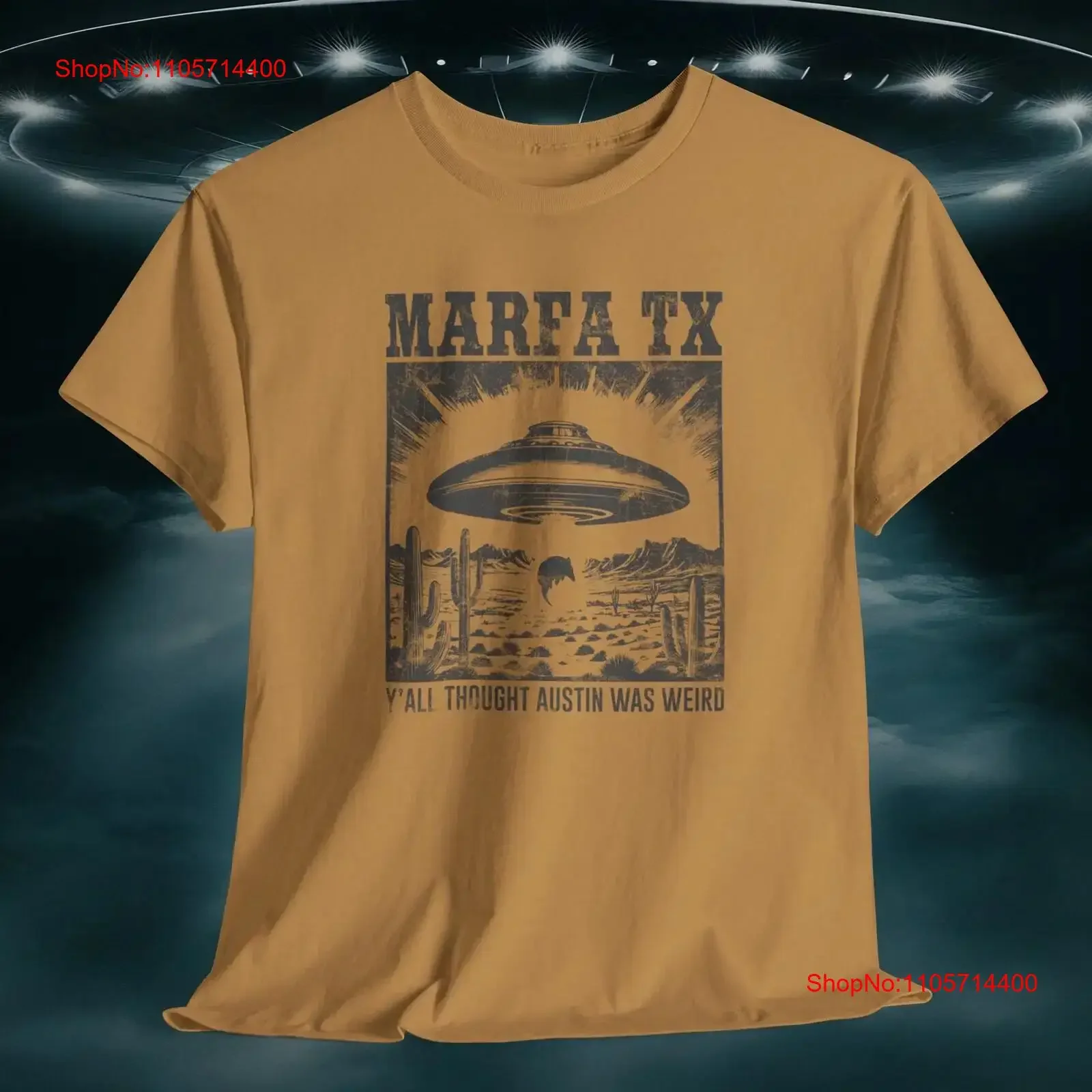 Unique Marfa Texas Quirky Alien UFO Vintage Flying Saucer Armadillo Retro T Shirt Weird Like Austin TX Paranormal Believer