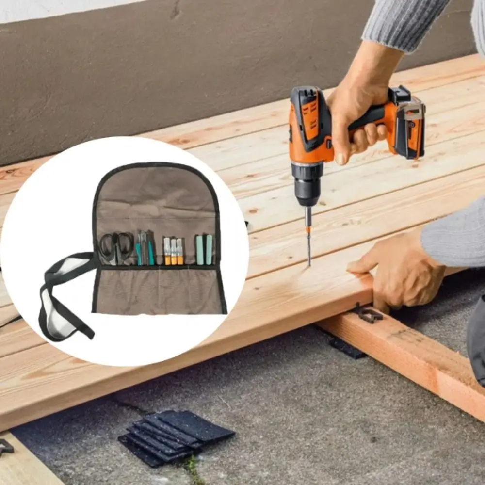 حقيبة أدوات متعددة الأغراض من قماش أكسفورد، جيوب متعددة، حقيبة تخزين أدوات شديدة التحمل، تصميم معلق، حقيبة مفتاح ربط #1