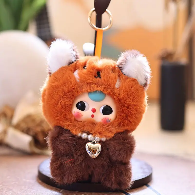 Bonito bonito virou em um vinil bebê de três anos de idade pequeno pingente brinquedo de pelúcia boneca dos desenhos animados saco pingente chaveiro boneca