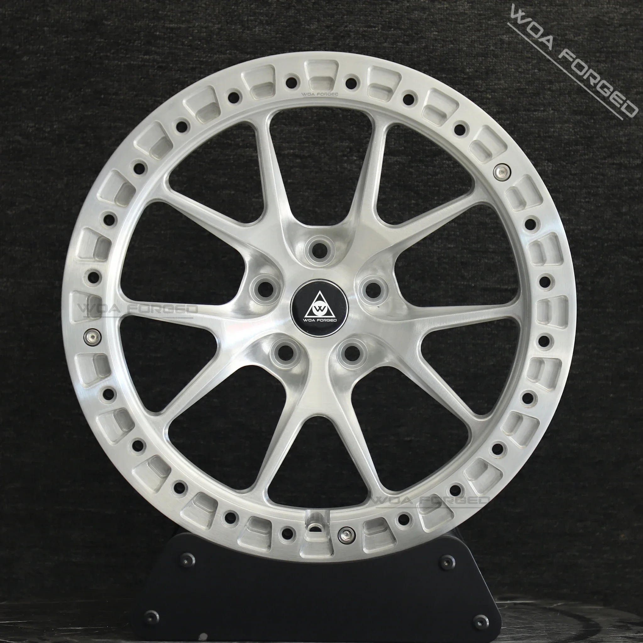 Aluminum Racing Car Beadlock VS-5RS Stylish Smoky Grey  Forged Deep Dish Wheels 5X108 5x112 5x120 5x114.3 Polished Gold Finish