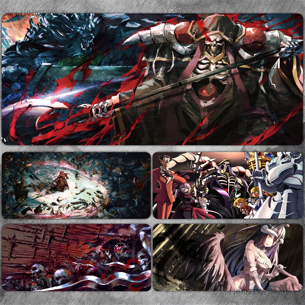 Overlord Anime Mousepad Large Keyboard Desk Mat Gaming Mouse Pad LockEdge Non-slip Mat