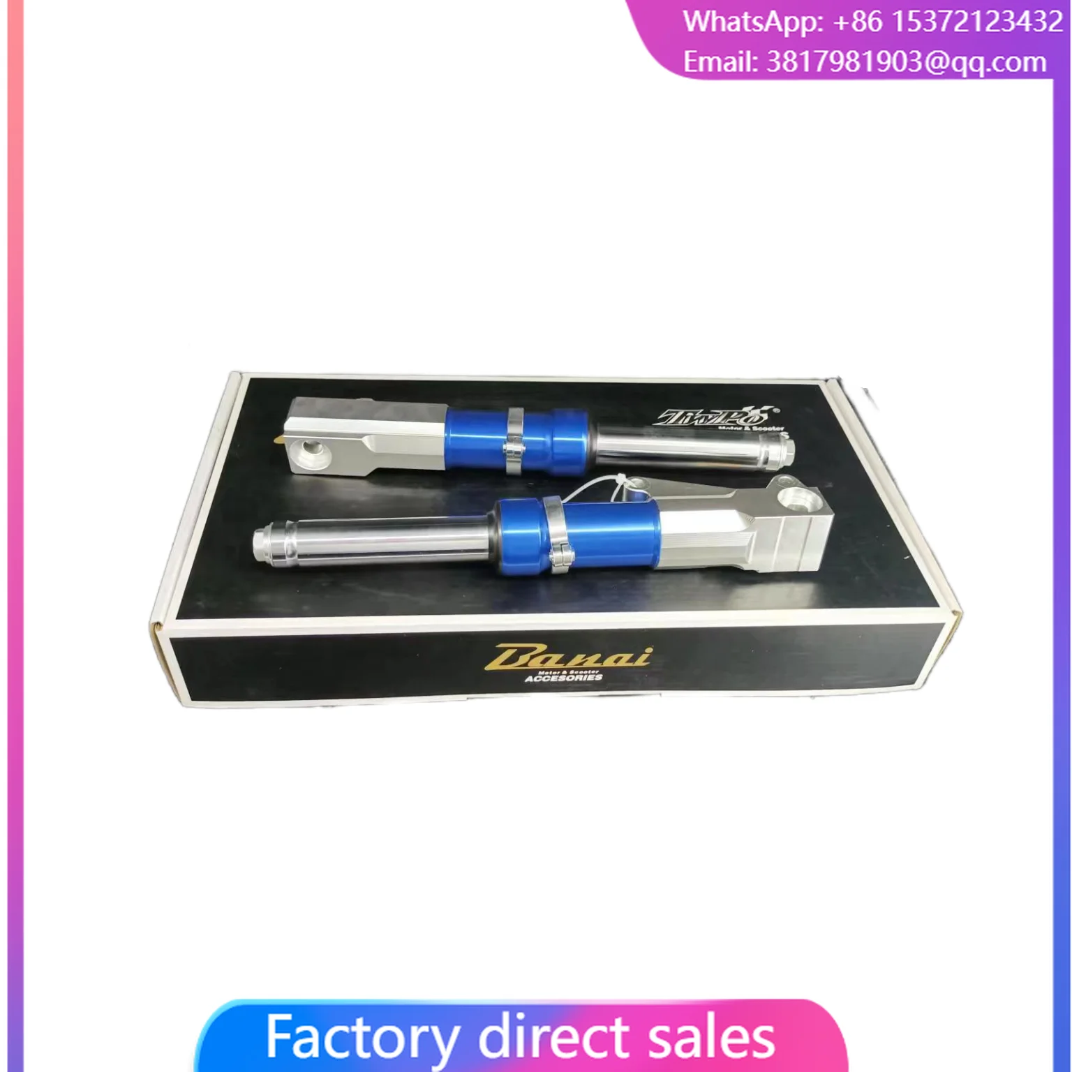 

Banai 27-core DIO50 330mm CNC Aluminum Alloy Front Shock Absorber