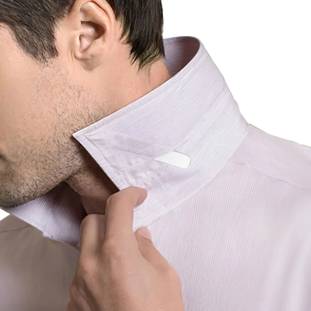 

36 Pcs Shirt Neckline Man Stiffener Stainless Steel Collar Protectors for Shirts