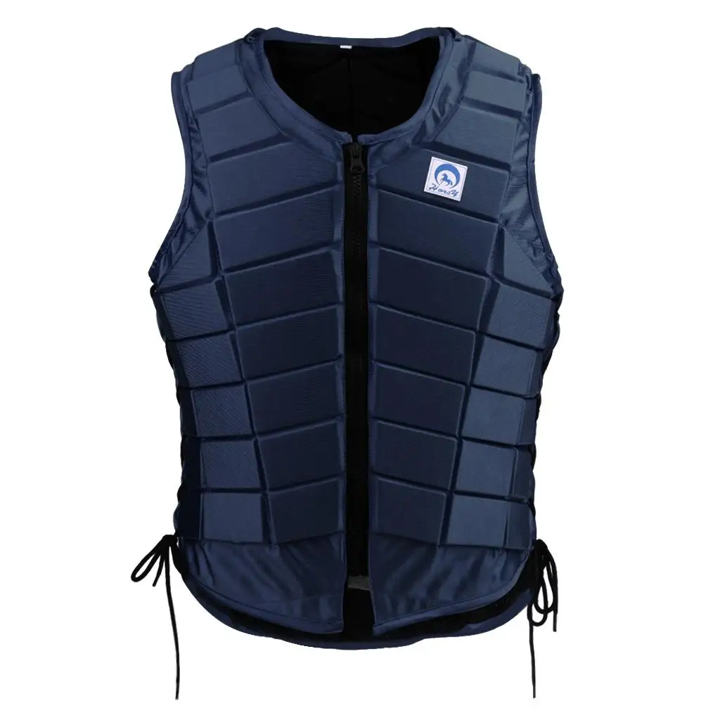 Horse Riding , Equestrian Body EVA Padded Breathable Adjustable Waistcoat for Both Kids and Adults, Size Optional