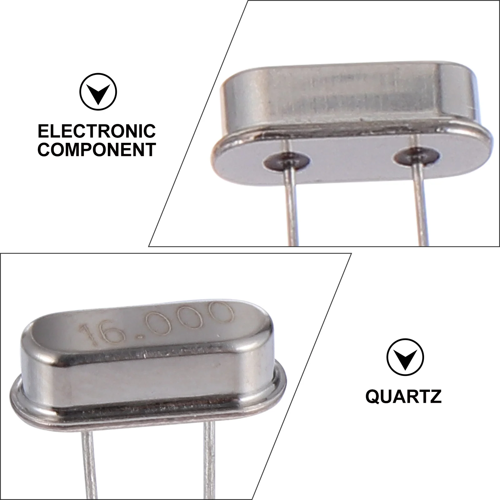 

50Pcs Passive Quartz Crystal Resonators Low Profile High Stability Extended Temp Range for Timer Clock Circuits Remote