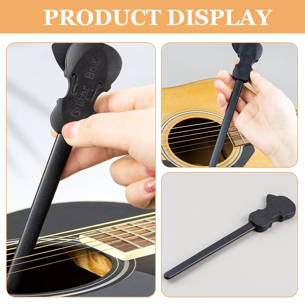 

Guitar Bow Stylish Accessory Pc Material Lightweight Exquisite Workmanship Unique Design Instant Transformation Smooth Playing