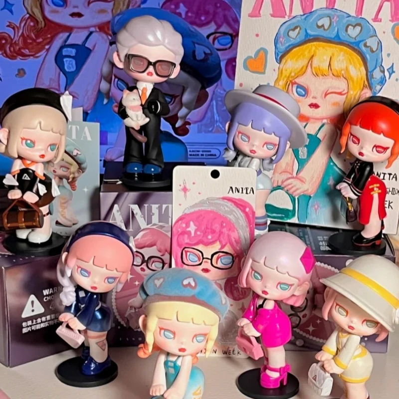 Anita Generation 3 Fashion Week Collections Series Blind Box Cool Fashion Anita Mystery Box Collectible Models As Toys Gifts