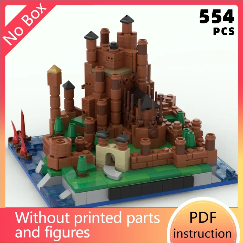 

Dragon Castle Movie Game Diorama Bricks Keep Scene of the Ice Fire Muralha Fans MOC Toy and Decoration Blocks