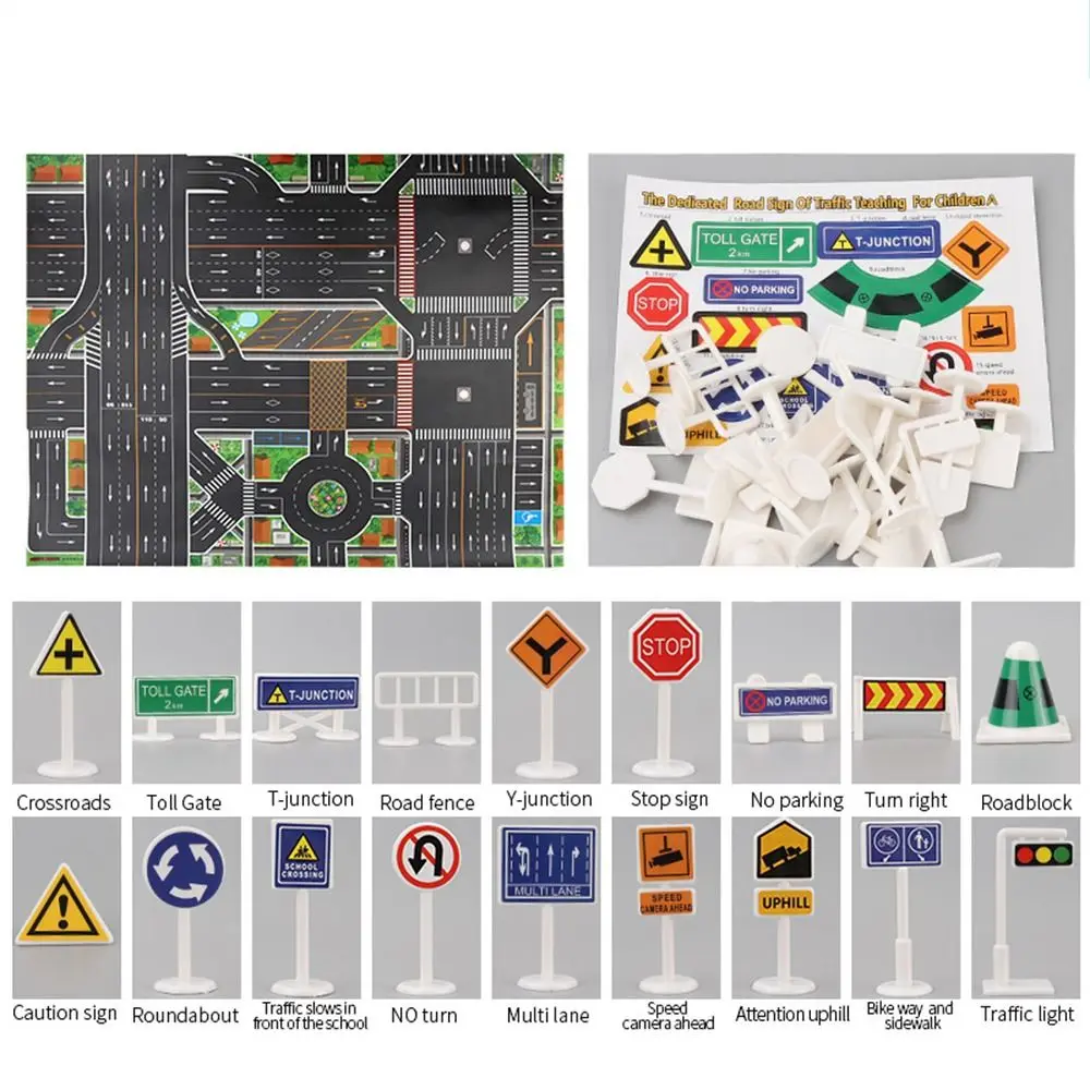 

Автомобильные коврики для скалолазания Дорожный коврик Детский игровой коврик Коврики для скалолазания Игрушки Дорожный ковер Игровой коврик Городская парковка Дорожная карта DIY Дорожные знаки