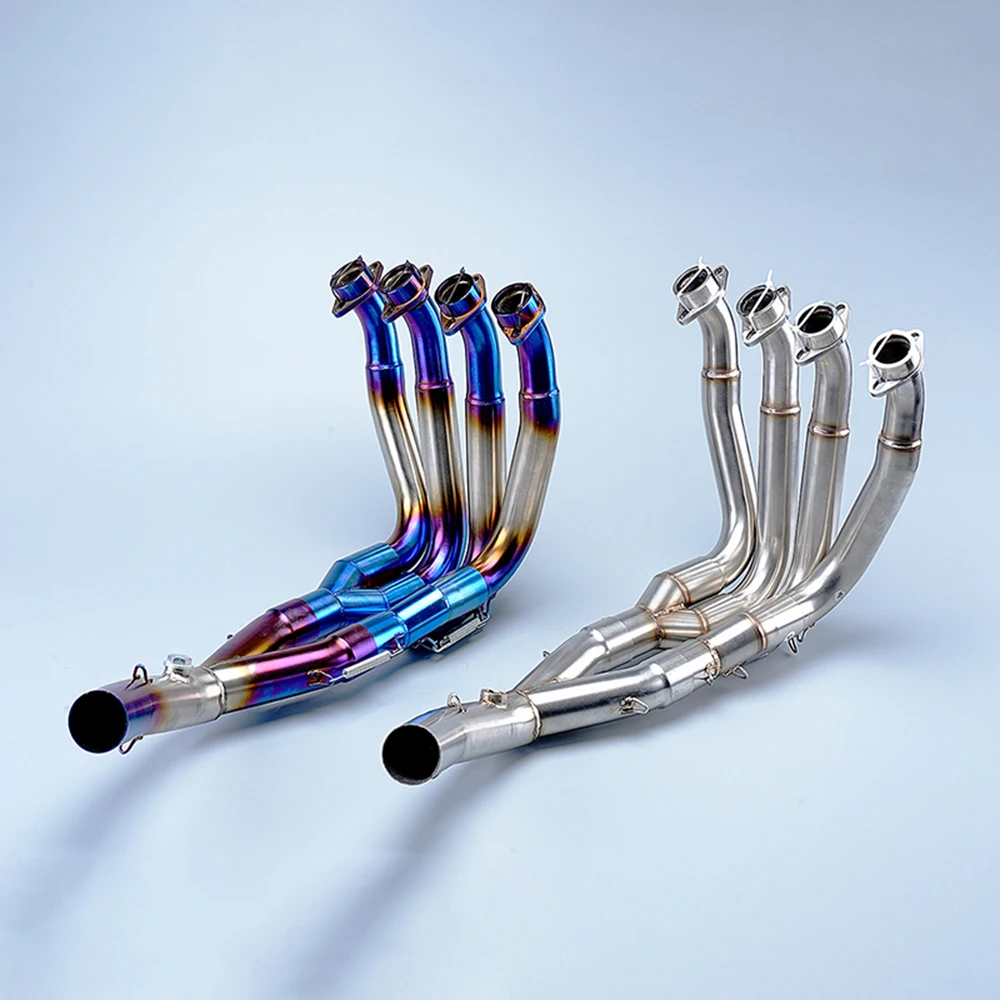 Slip On komplettes Motorrad-Auspuffanlage Escape 51 mm Vorderrohr-Verbindungsrohr Connect 51 mm Schalldämpfer für Yamaha R6 2006–2016