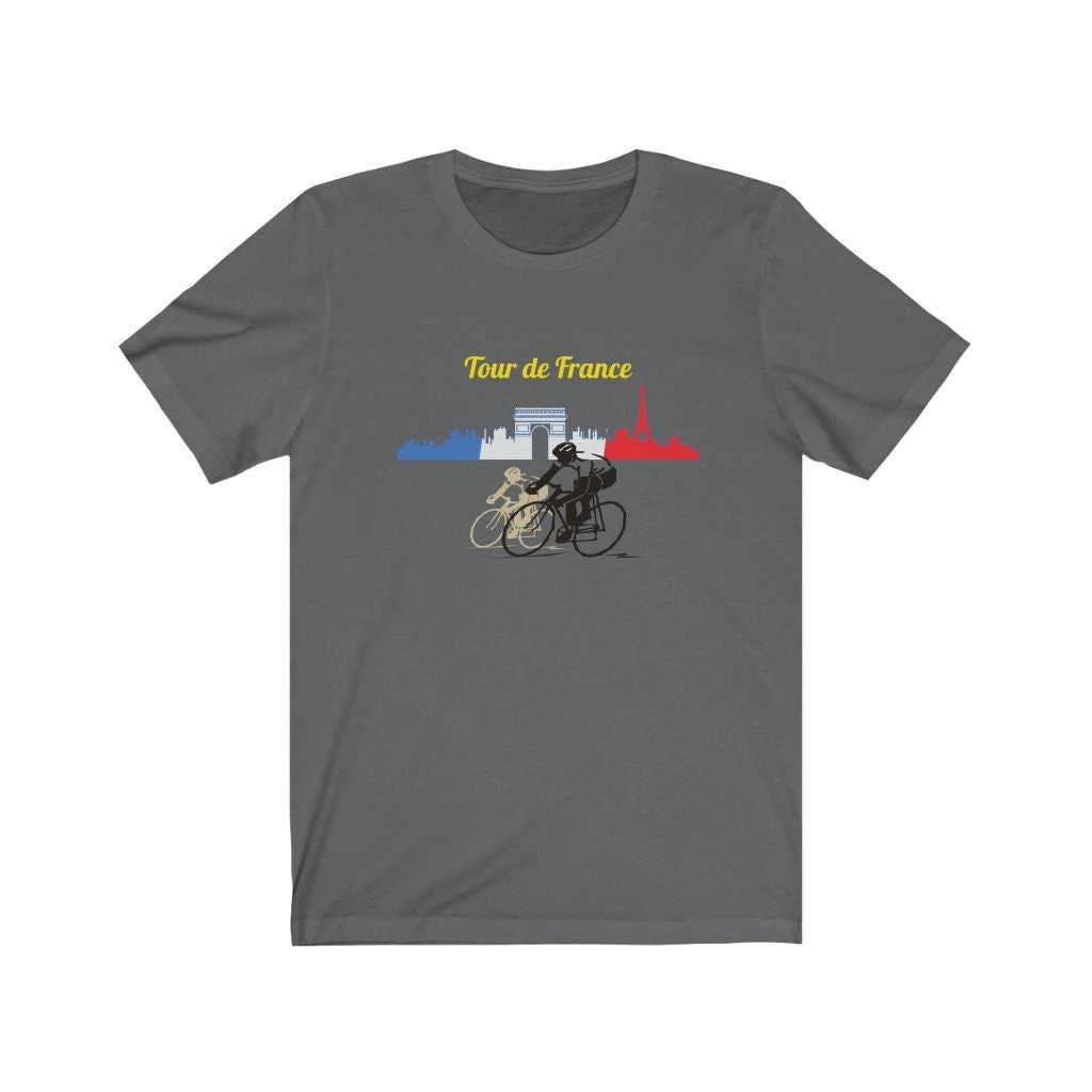 Tour De France T-shirt French Shirt 2026 Summer Men's Women's Oversized Clothing Retro Pure Cotton T-shirt Fashion Clothing