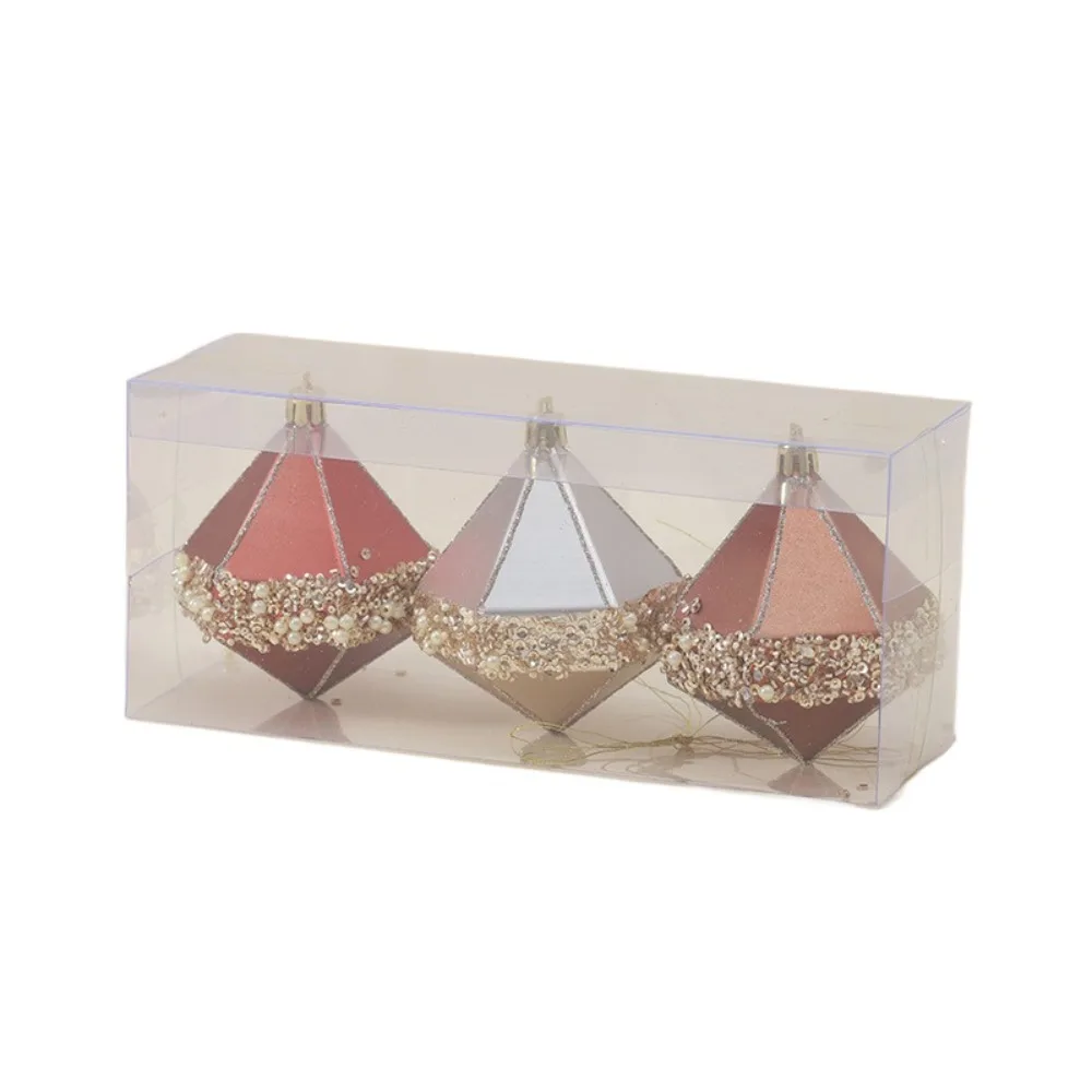 

Crafts Shatterproof Christmas Ball Delicate Waterproof Christmas Tree Pendant Creative Big Hanging Ornament Party