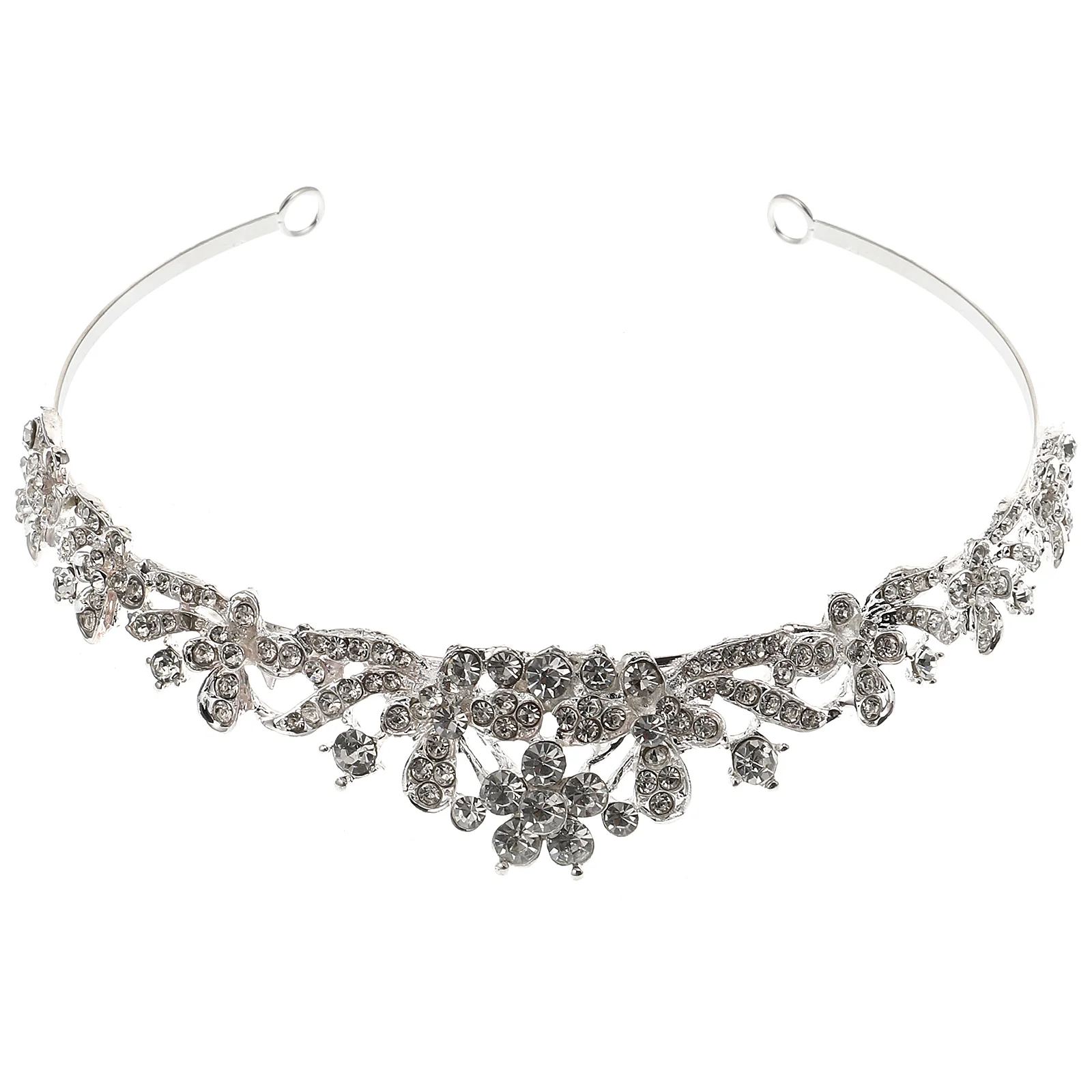 

Prom Rhinestone Long Dresses for Women Formal Bridal Hair Loop Crystal Elegant Headband Women's Bride Gift Bands