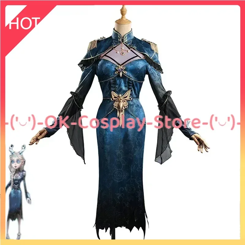 Game Identity V Butterfly In Ice Priestess Fiona Gilman Cosplay Costume Women Gothic Dress Anime Clothing Party Suit Custom Made