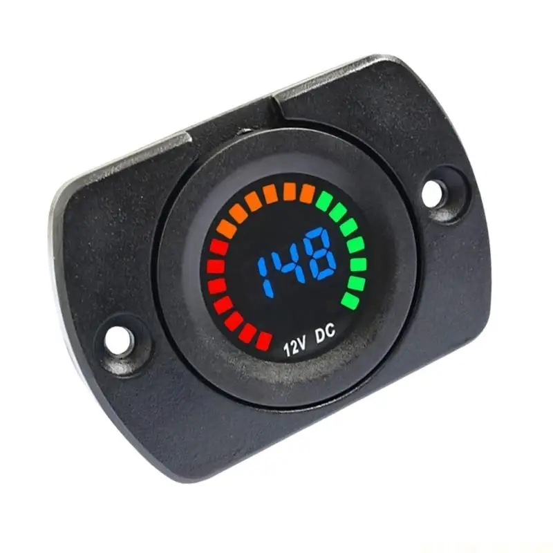 J0MA User Friendly Digital Voltmeter for 12/24V Circuits Includes Mounting Hardware