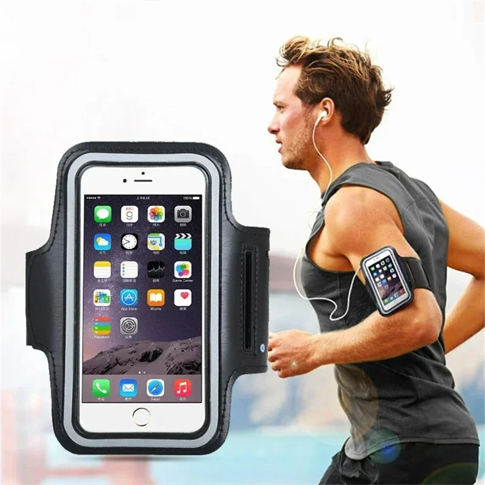 New Outdoor Sports Gym Running Phone Bag Arm Band Case Armband Case Universal Phone Holder For iPhone17 16 Xiaomi Samsung Huawei
