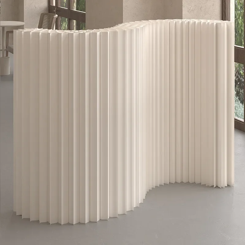 Screen partition Office activities, living room exhibition Commercial folding mobile paper screen