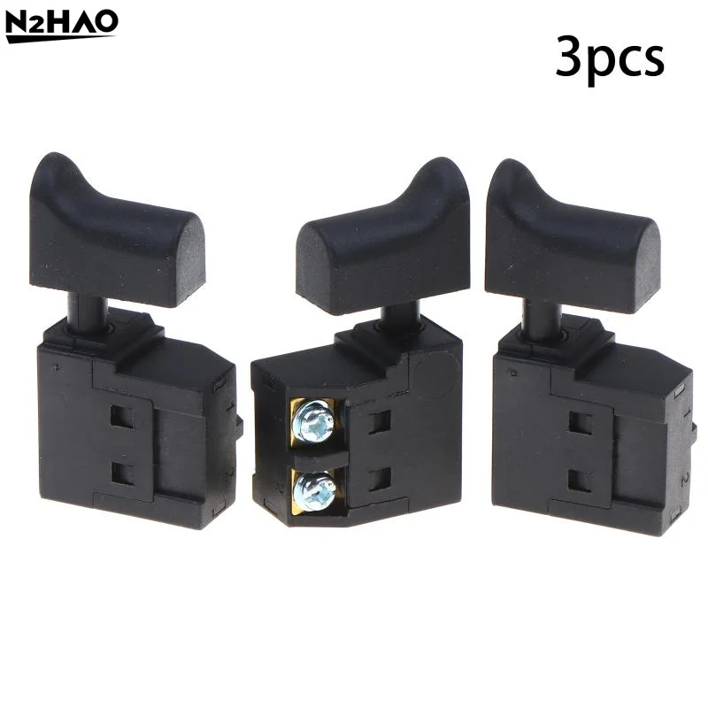 1/2/3PC Speed Regulating Switch 6A 250V Trigger Button 4100 Cutting Machine Switch For Electric Drill Planer CordlessDrillSwitch