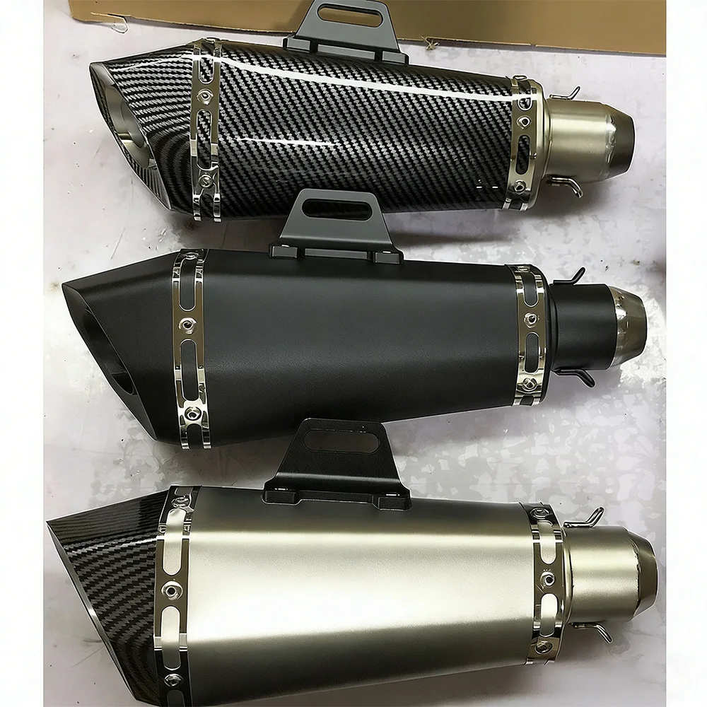 Auspuffsysteme für Yamaha MT-03 YZF R3 2015-2022 Komplettes System Auspuffendrohre Schwarzes Vorderes Verbindungsrohr Auspuffrohre – Detail 6