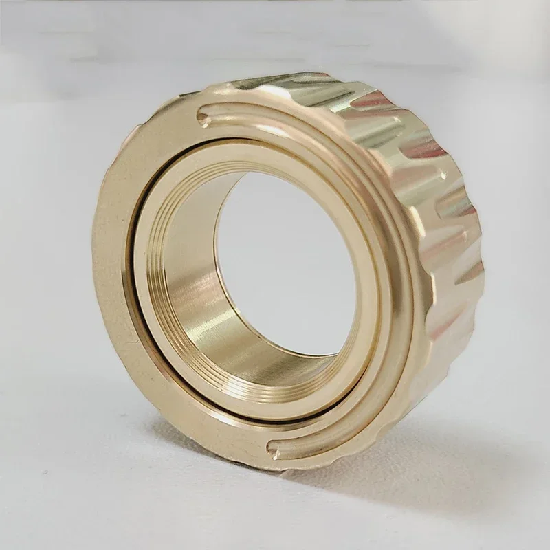 EDC Fidget Spinner Metal Adult Decompression Brass Magnetic Leisure Toys
