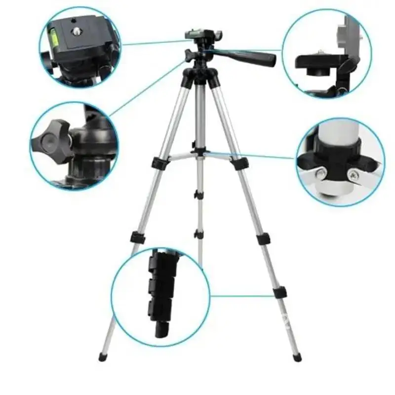 Latest Universal Aluminum Portable Professional Tripod Stand with Bag For Canon Sony Panasonic Nikon Camera