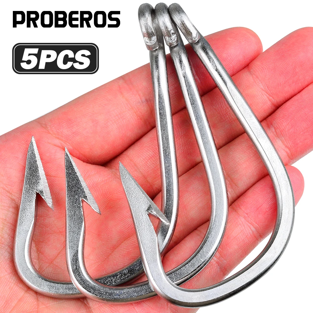 Anzuelos Proberos de acero inoxidable – Ultra afilados pesca deportiva - imagen 2