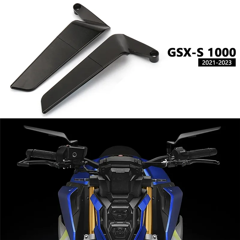 

A65P-Motorcycle Adjustable Side Wing Rear View Mirror For SUZUKI GSX-S1000 GSXS1000 GSX-S 1000 GSXS 1000 2021 2022 2023 Accessor