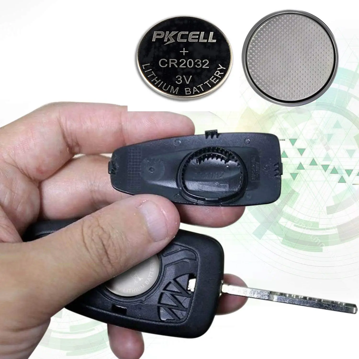 5PC/10PC/20PC/50PC/100PC 220mAh CR2032 Botton Battery 3V BR2032 DL2032 Lithium Battery For Car Remote Control Button Coin Cell