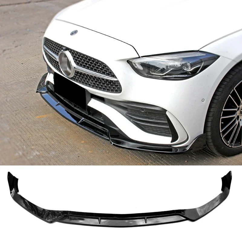 

Air Splitter for Benz W206 Front Skirts Bumper Spoiler C Class C200 C260 Carbon Paint Car Body Kit Accessories