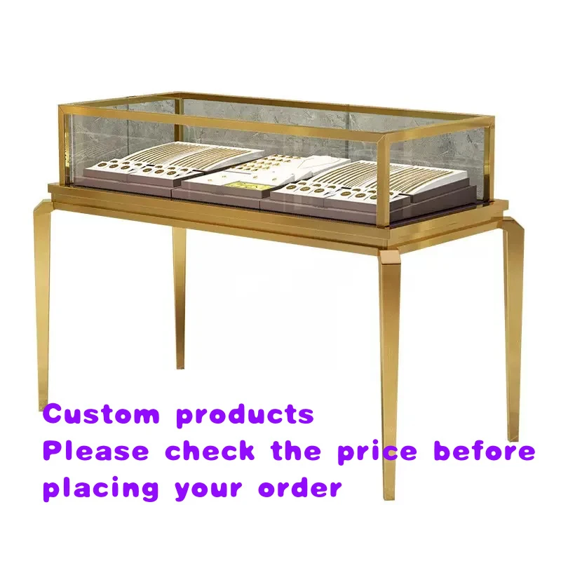 custom.High-quality's best-model: strong glass display cabinet jewelry display in shopping mall