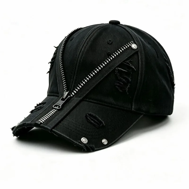 New baseball cappure cotton zipper desig holeshard toptrend single productKorean version of sunshade popular foreign personality