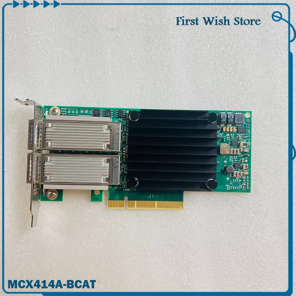 

Двухпортовая оптоволоконная сетевая карта 10G 40/56Gbe MCX414A-BCAT CX414A