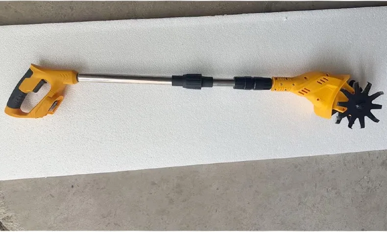 202520v 휴대용 리튬 전기 무선 립퍼 정원용 텔레스코픽 폴 미니 로터리 경운기 제초기