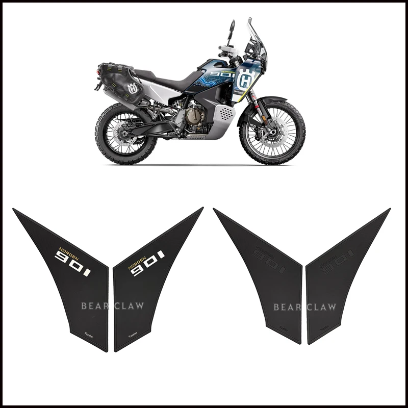 高品質バイク用ゴム製ステッカー-燃料タンクパッド-プロテクターカバー-デカール-ハスクバーナ-ノルデン901用-新品