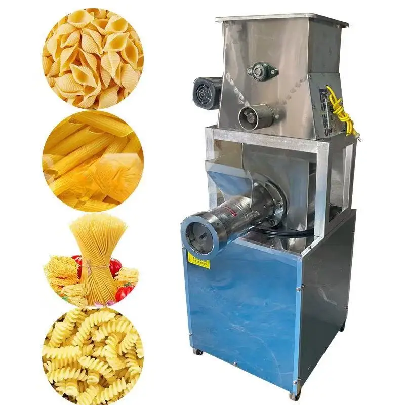 Industrial Electric 1.5kW Automatic Pasta Making Machine 20kg/h Capacity Home Use Spaghetti Macaroni Machine 1 Year Warranty