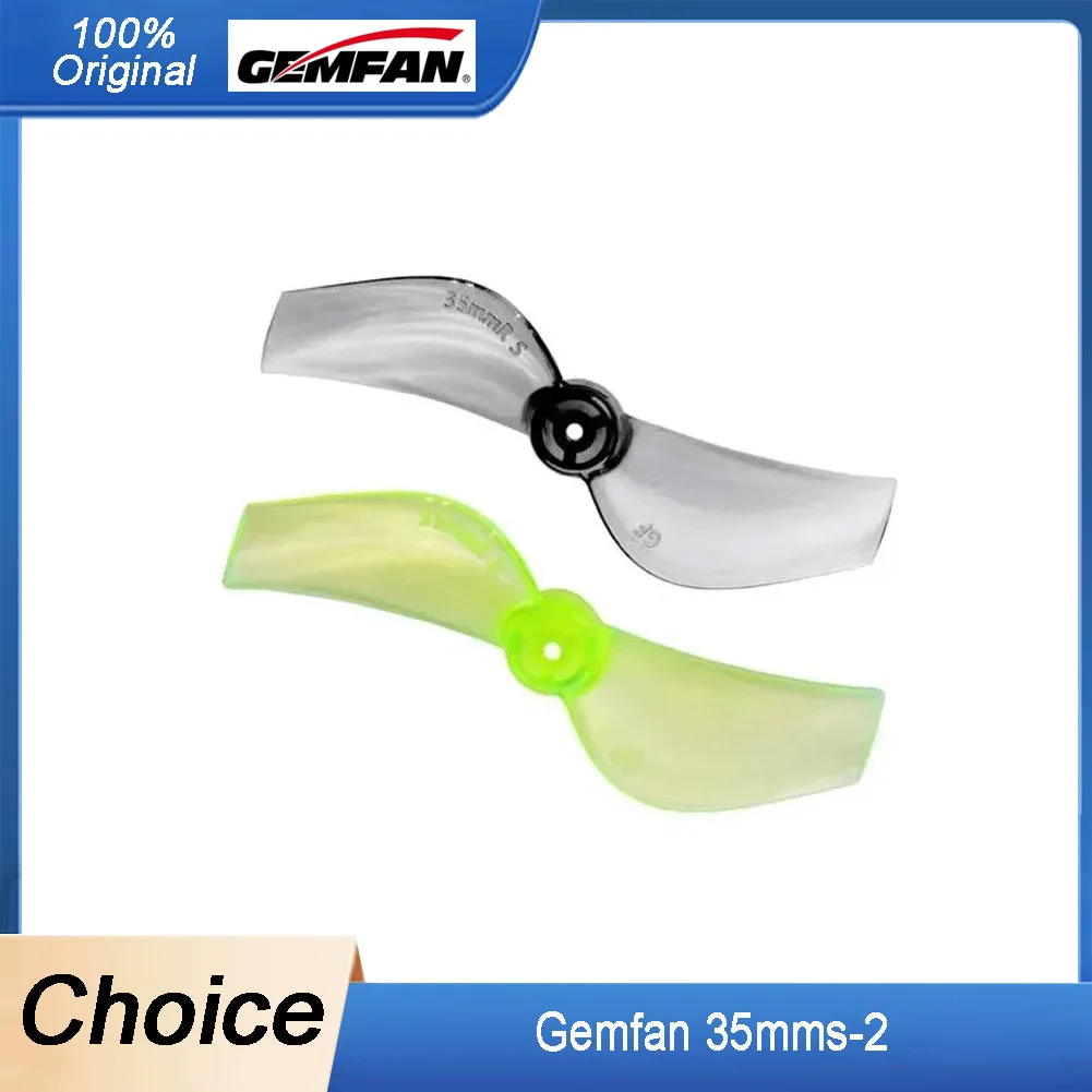 Gemfan 35 mm 2-Blatt-Propeller – PP/PC für Indoor Tinywhoop Mini-Flugzeuge