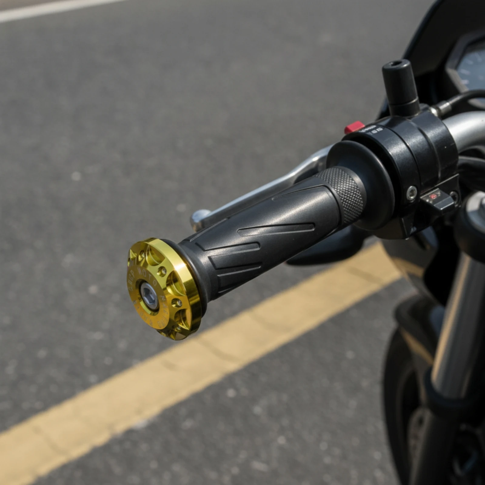 Handlebar Plugs with Expansion Bolts Easy to Install Handlebar End Plugs Bar End Plug Wear-Resistant Grip Plug Universal
