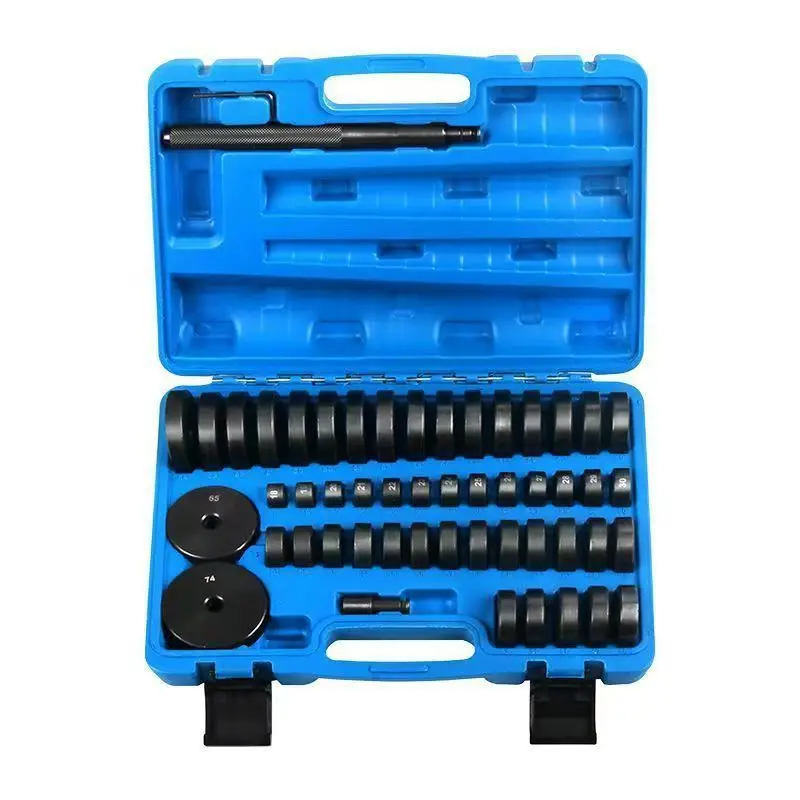 52 in 1 Custom Bushing Driver Set, Transmission Bushing Driver Removal Set Wheel Axle Bearing Race and Seal Installer Tool Kit