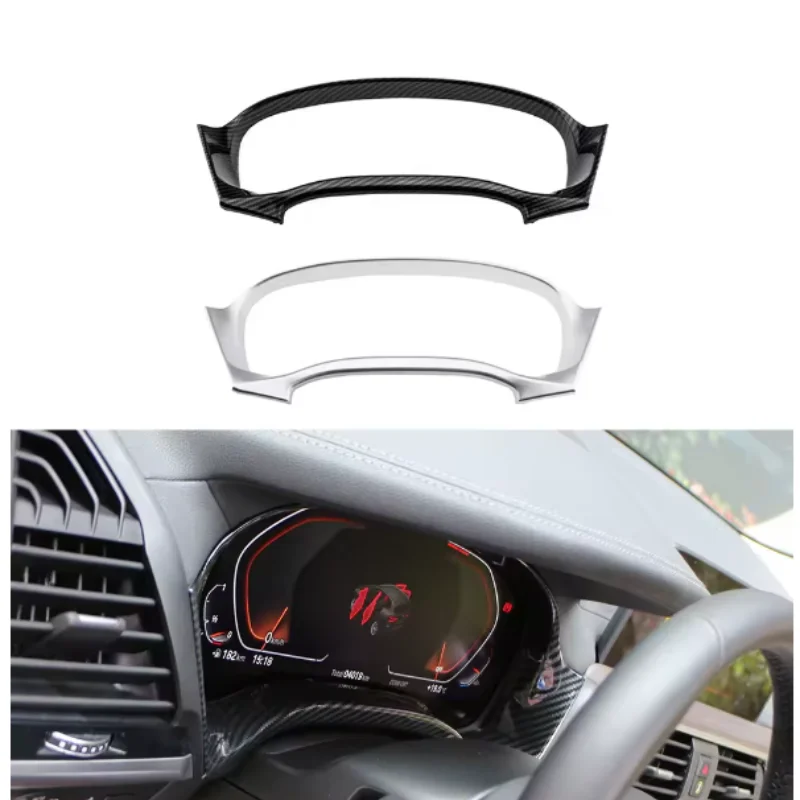 

Interior Instrument Panel Decorative Frame Dashboard Cover Sticker Trim For BMW X3 G01 /X4 2018-2022 Car Styling Auto Accessorie