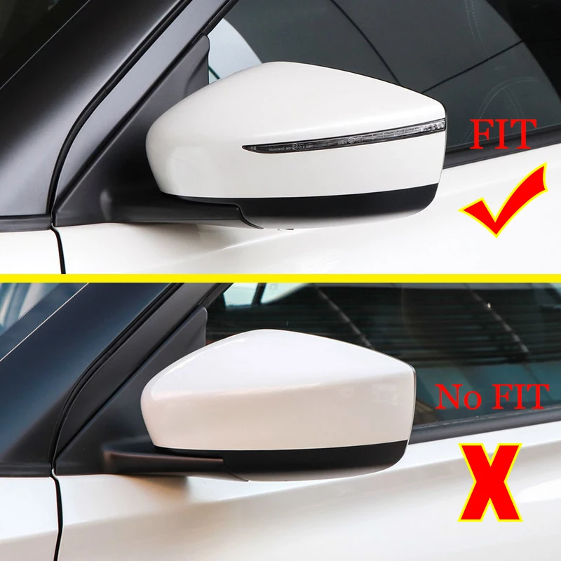 For Nissan Leaf ZE1 Kicks 2018 -2022 Accessories Side Door Rearview Turning Mirror Cover Frame Decoration Cover Trim Car Styling