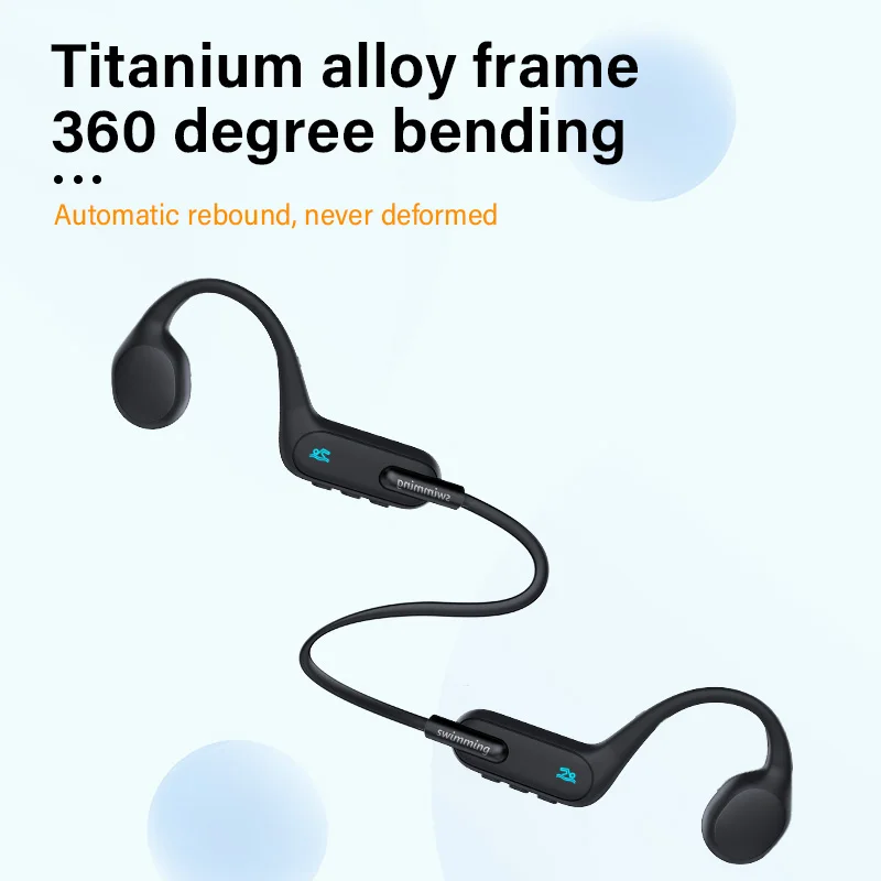 Manufacturer IPX8  Conduction MP3 Headband Headset Earphone Open Ear  Conduction Headphones Wireless