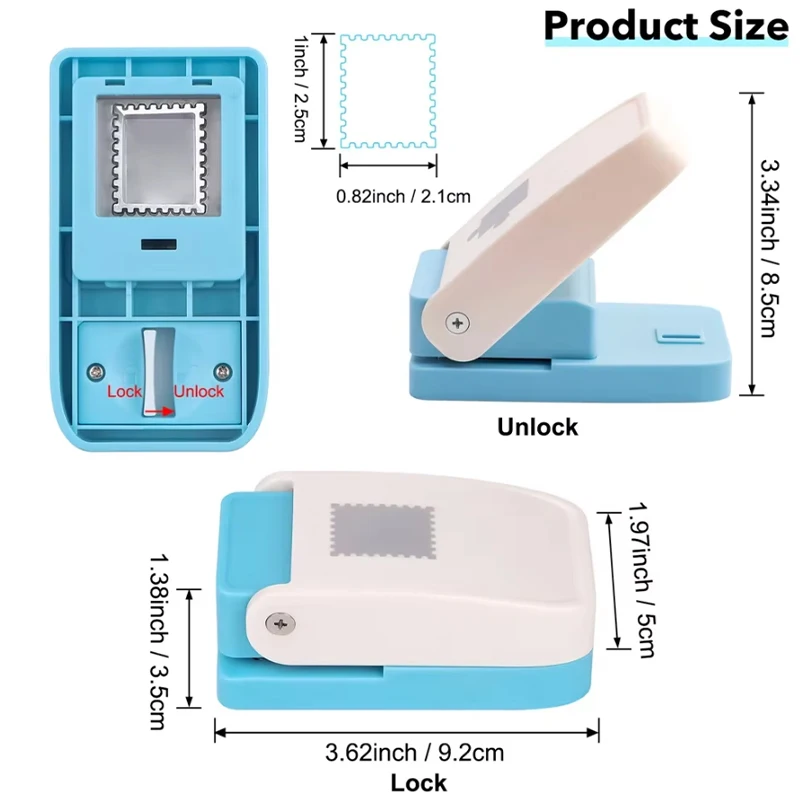 DIY النقش جهاز ختم لكمة الطالب الإبداعية اليدوية لغز قطع الورق المحمولة أداة السلامة رافعة العمل الحرفية لكمة #2