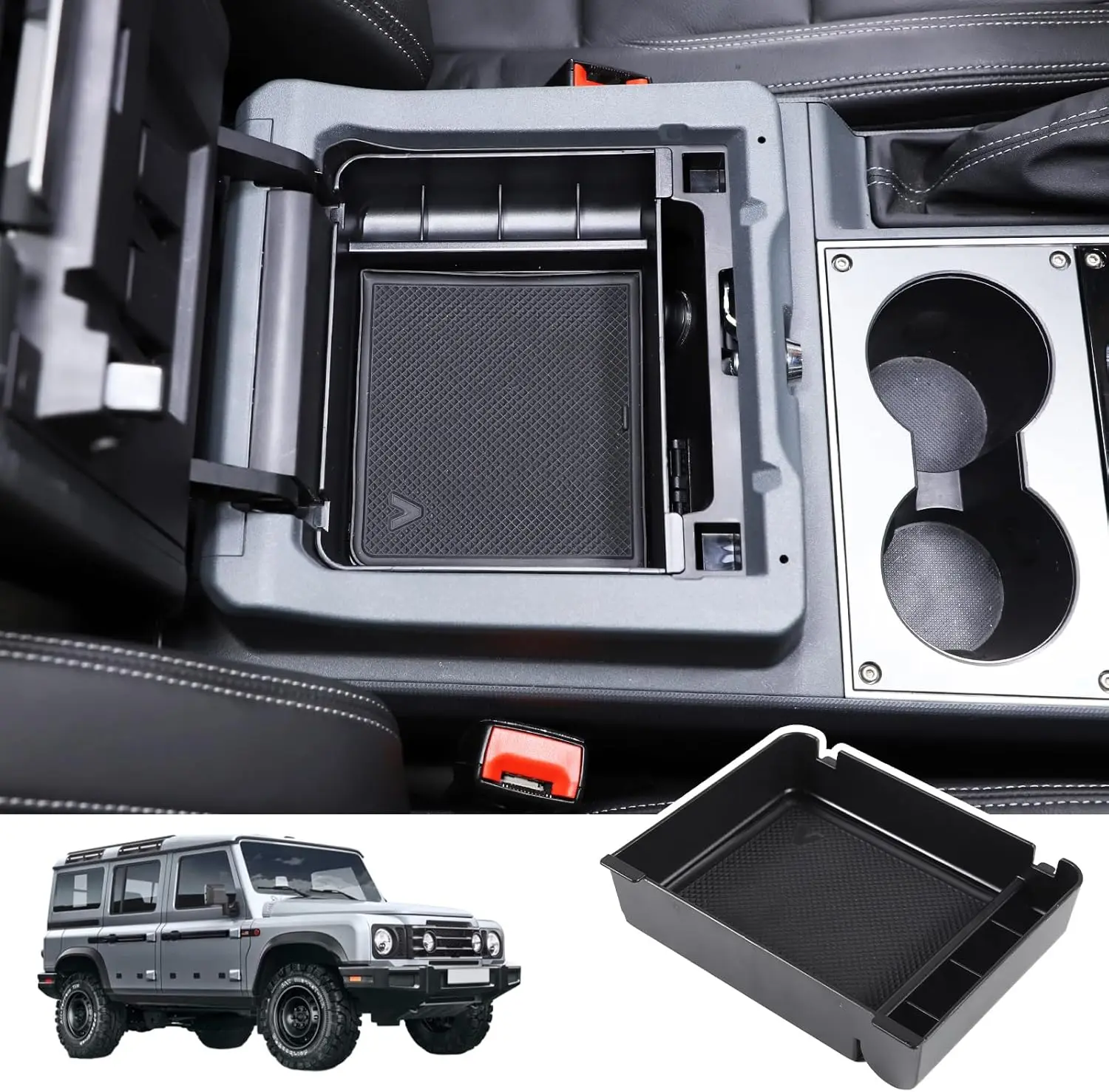 

Органайзер-лоток для центральной консоли автомобиля, совместимый с INGrenadier 2022 2023 2024 2025 2026