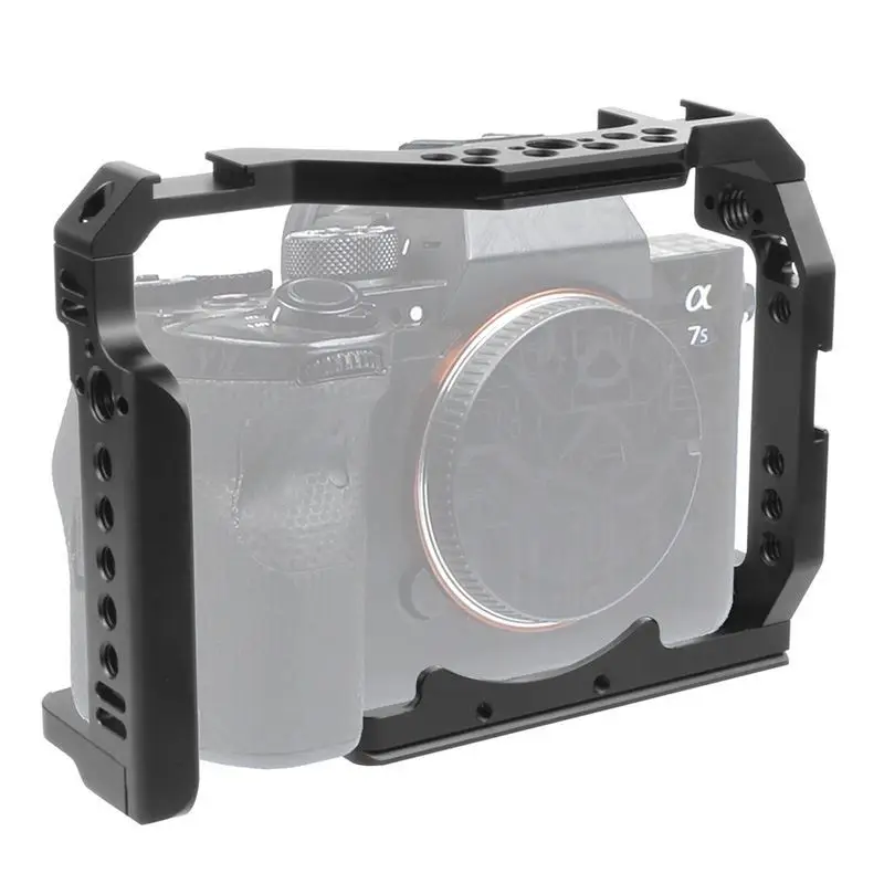 Marco de enfriamiento de jaula de cámara A7S3 A7R4, empuñadura de riel NATO, Zapata fría, montaje ARRI para Sony Alpha 7SIII A7M3/A7R3/A73 /A7III