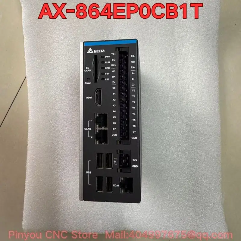 El prueba de función del controlador PLC AX-864EP0CB1T de segunda mano es normal