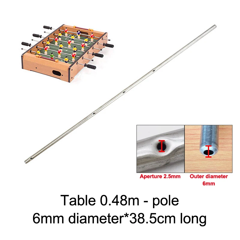 

Запчасти для настольного футбола: сменные стойки для футбольного стола, аксессуары для детского бильярда