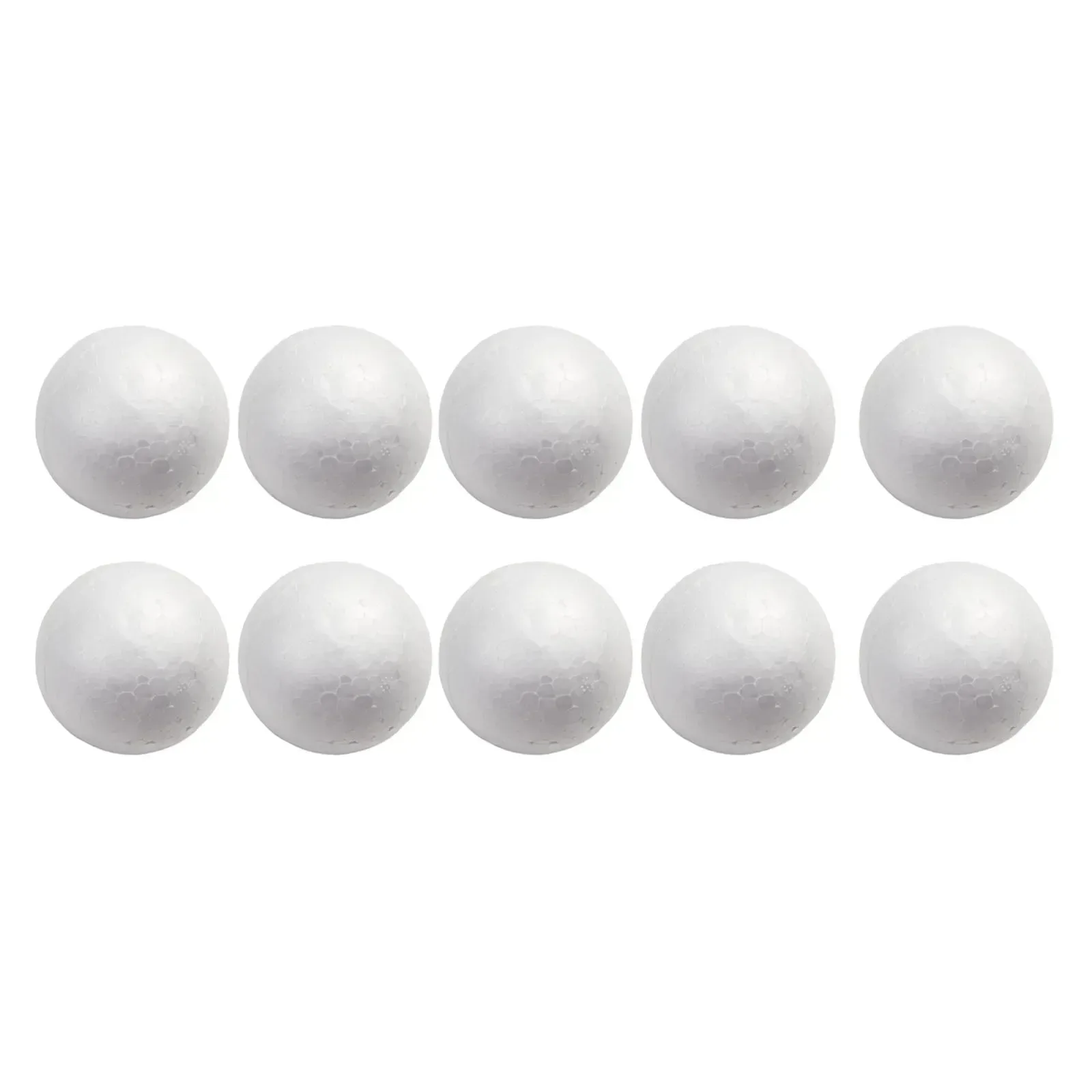 10 Stück Weihnachtsdekoration, feste Schaumstoffkugeln, 50–100 mm, rund, DIY-Zubehör, handgefertigt, für Heimdekoration, Party, Feier, Geschenke – Detail 6