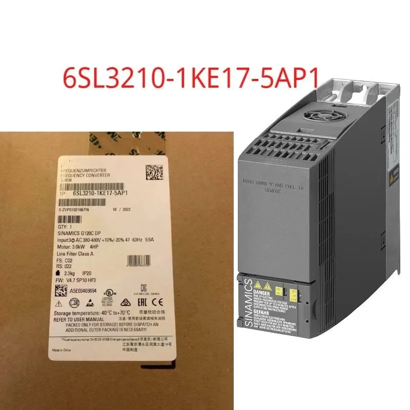 6SL3210-1KE17-5AP1 Brand new SINAMICS G120C FSA RATED POWER 3,0KW 6SL3210 1KE17 5AP1