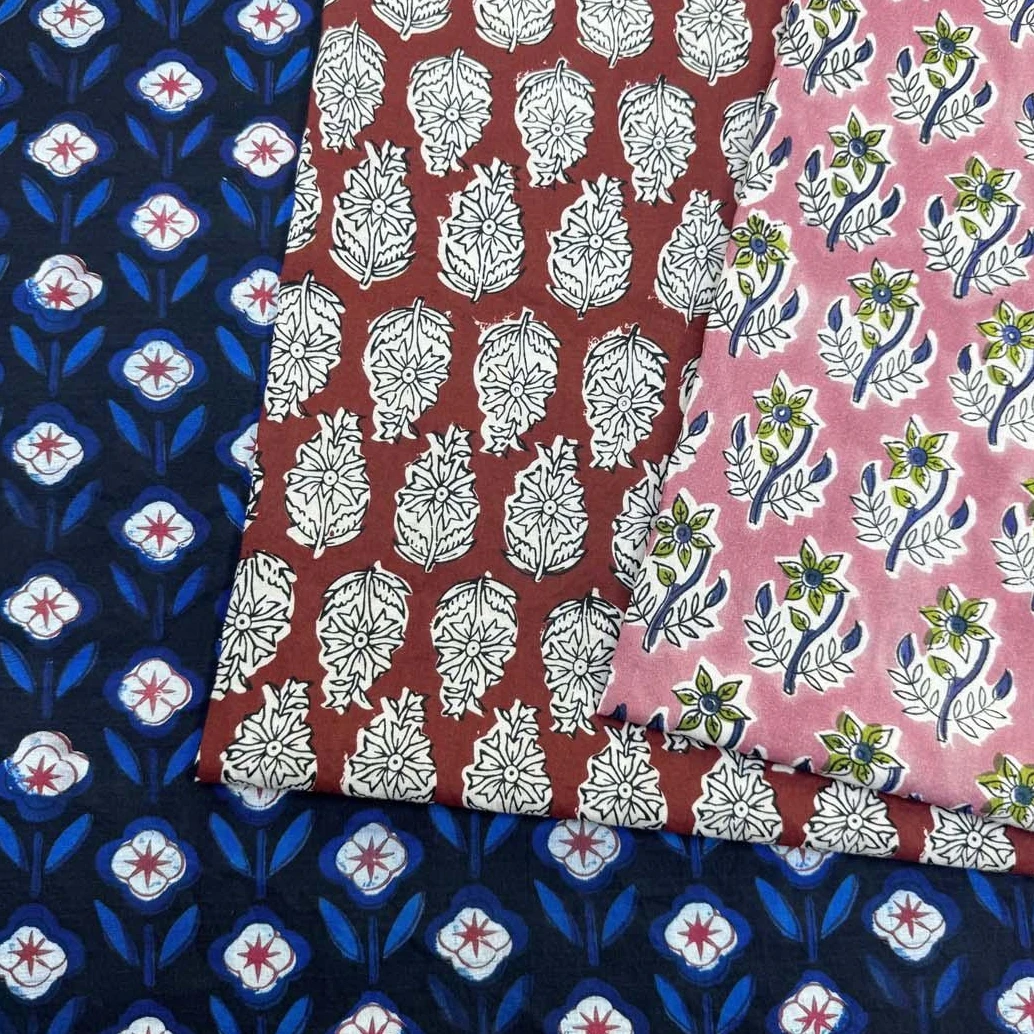 100x136cm Grade A Printed Long Staple Cotton Fabric, Tela Algodon Telas Para Costura Sewing Supplies for Clothing Bag DIY
